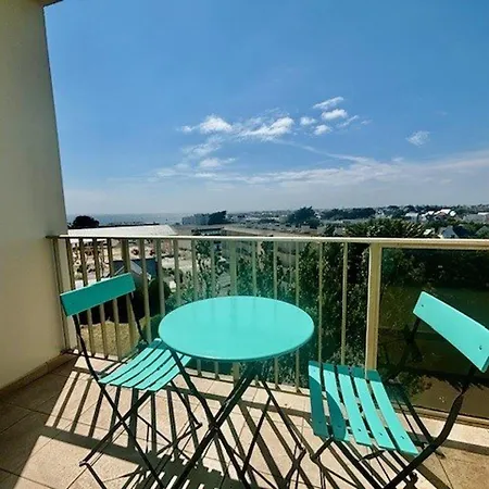 Apartment De Charme Refait A Neuf - 30m² - Vue - 350m De La - Classe 2* - Parking Inclus - Fr-1-478-161 Quiberon